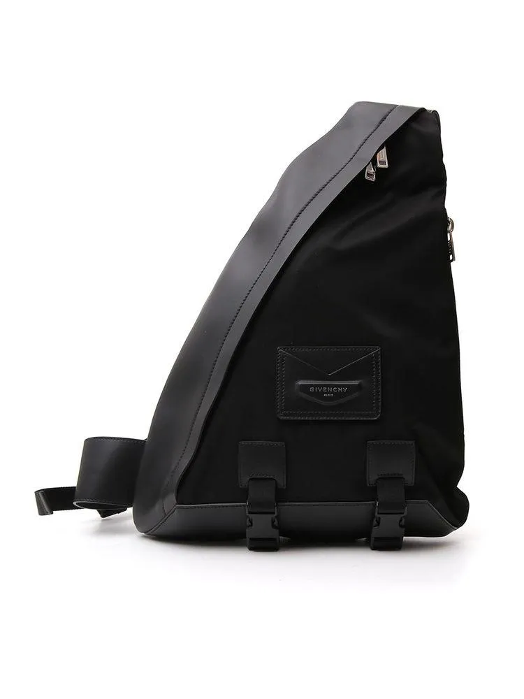 Givenchy Logo Patch Triangle Backpack