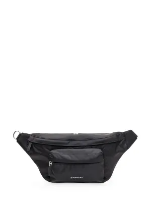 Givenchy Logo Plaque Zipped Belt Bag