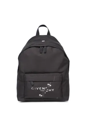 Givenchy Logo Printed Backpack