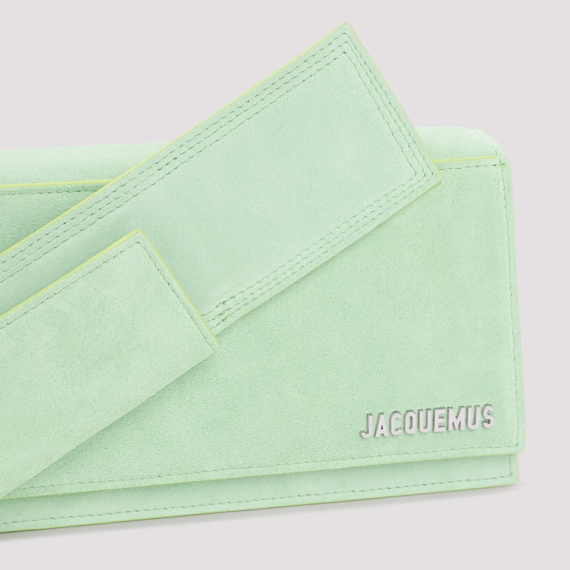 Jacquemus Logo Plaque Foldover Shoulder Bag
