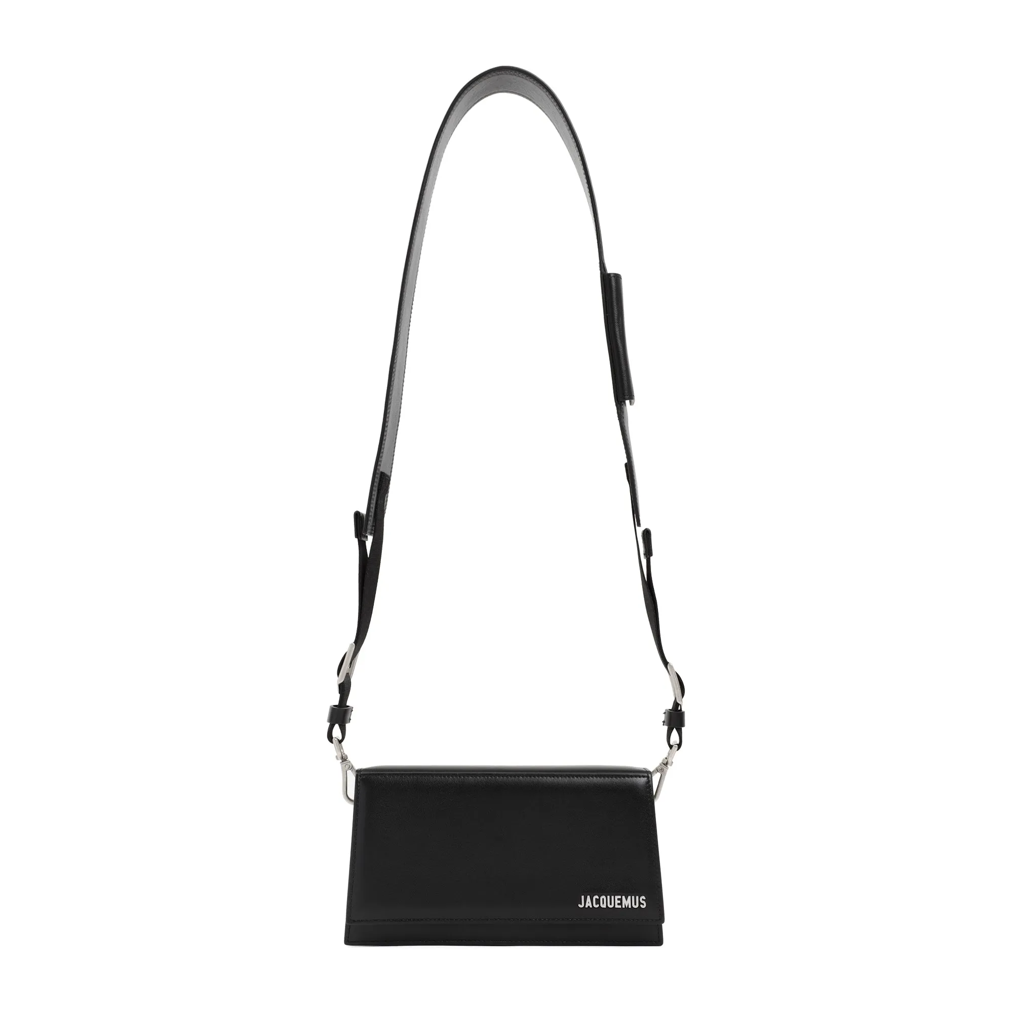 Jacquemus Logo Plaque Foldover Shoulder Bag