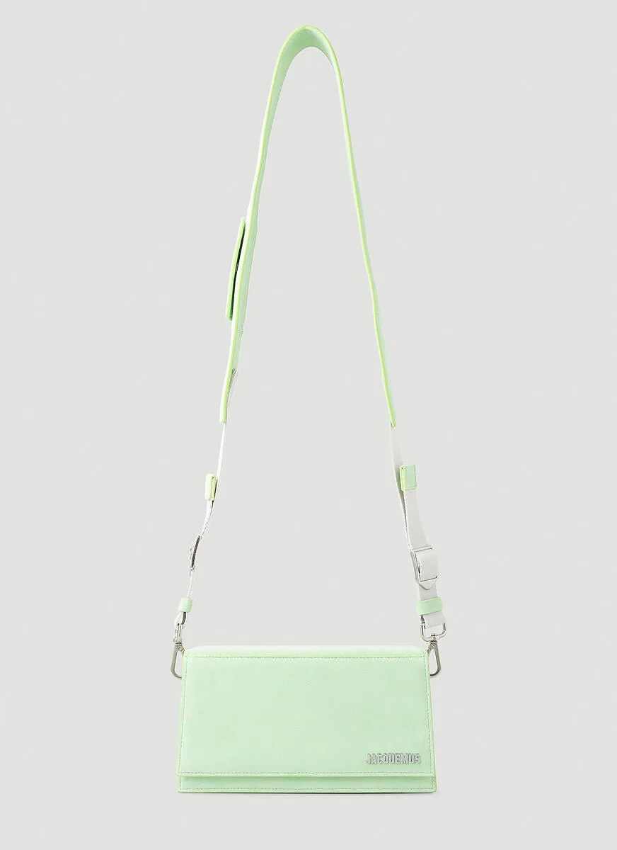 Jacquemus Logo Plaque Foldover Shoulder Bag