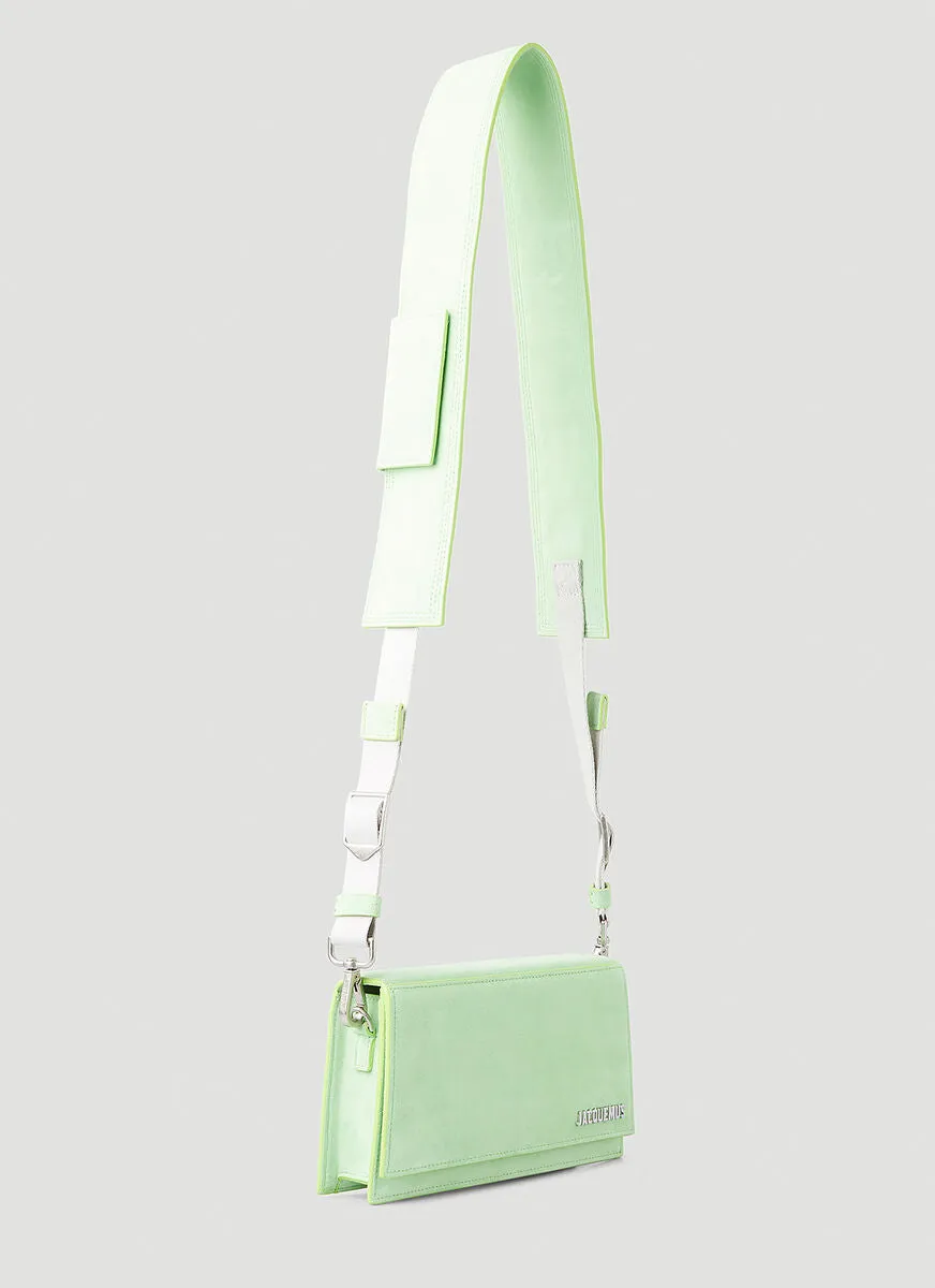 Jacquemus Logo Plaque Foldover Shoulder Bag