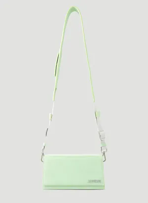 Jacquemus Logo Plaque Foldover Shoulder Bag