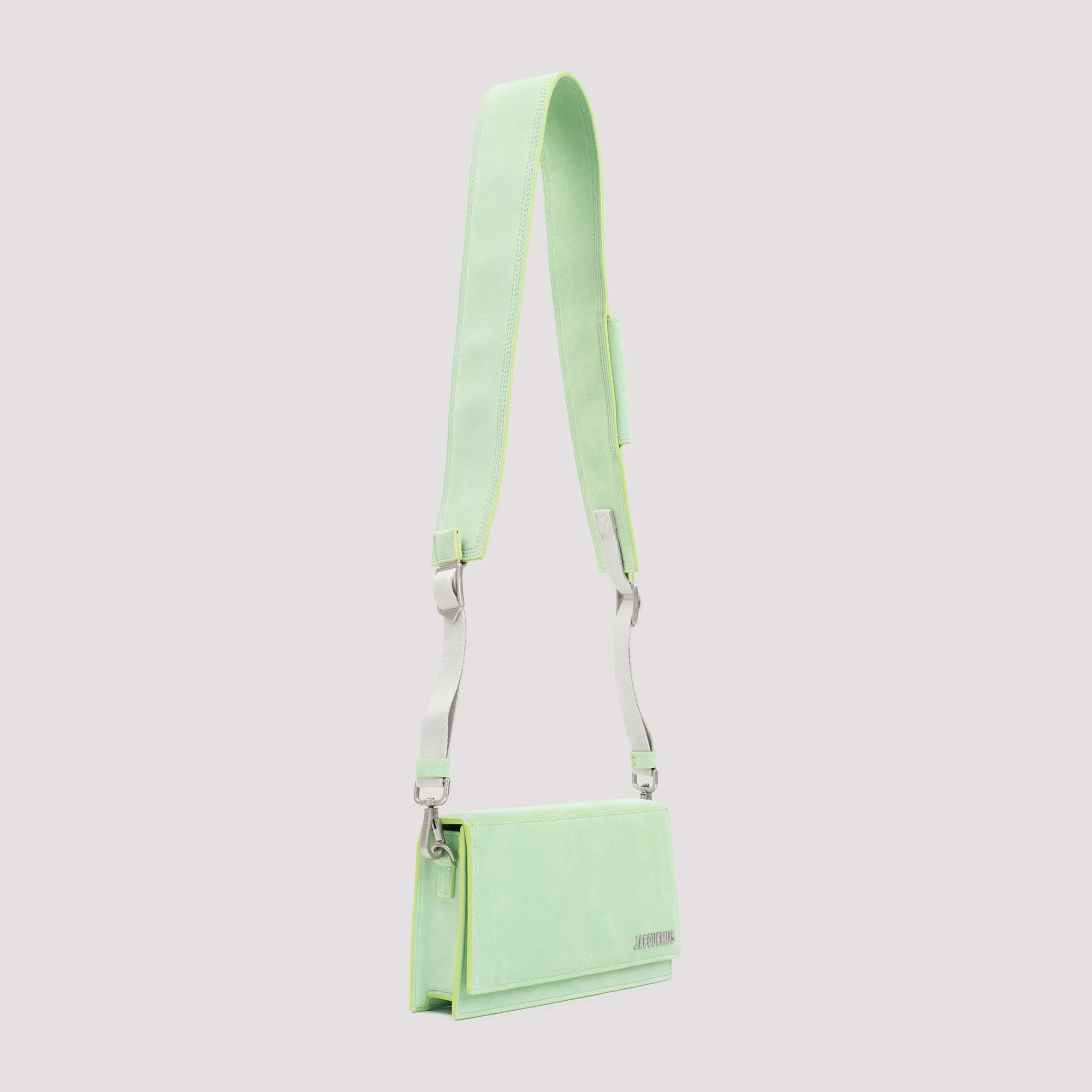 Jacquemus Logo Plaque Foldover Shoulder Bag