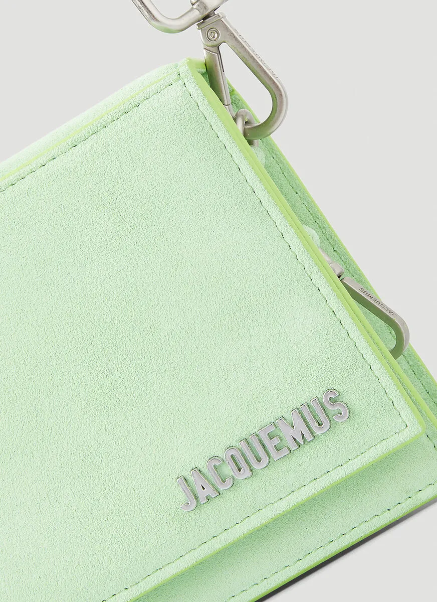 Jacquemus Logo Plaque Foldover Shoulder Bag