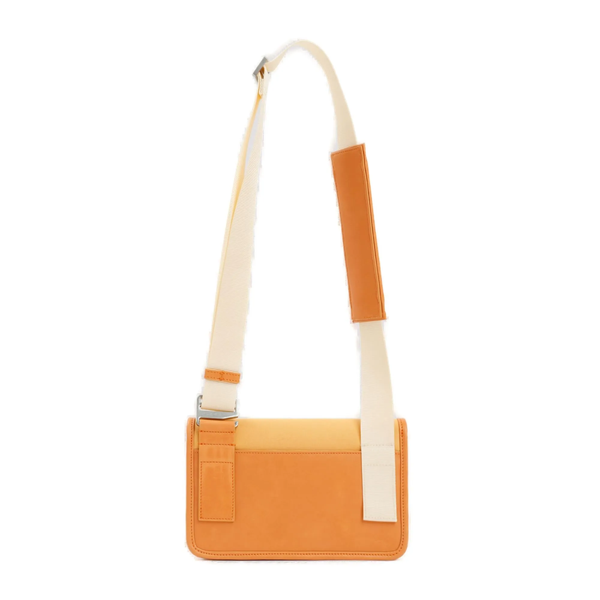Jacquemus Logo Plaque Foldover Zipped Shoulder Bag