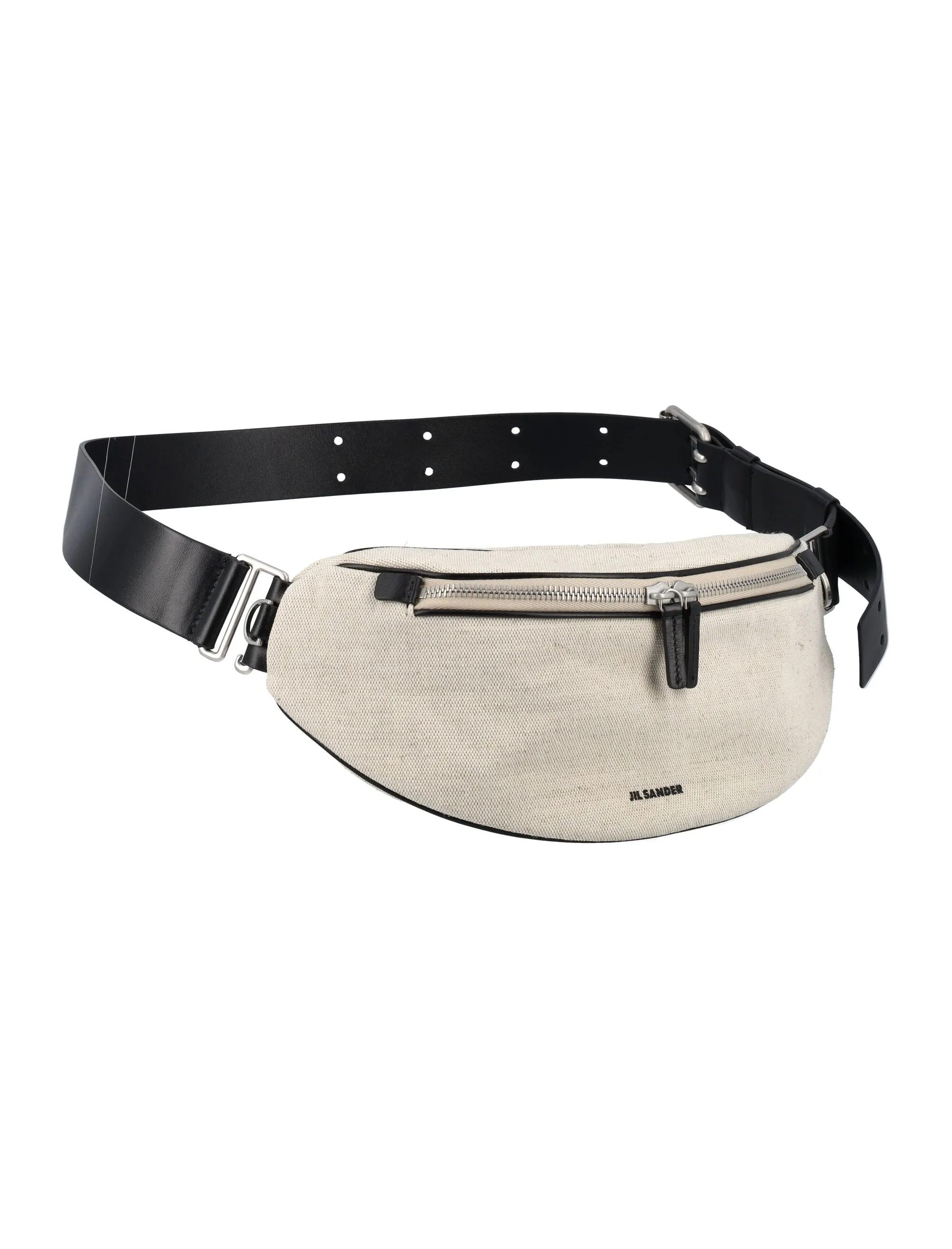 Jil Sander Logo Detailed Zip-Up Belt Bag