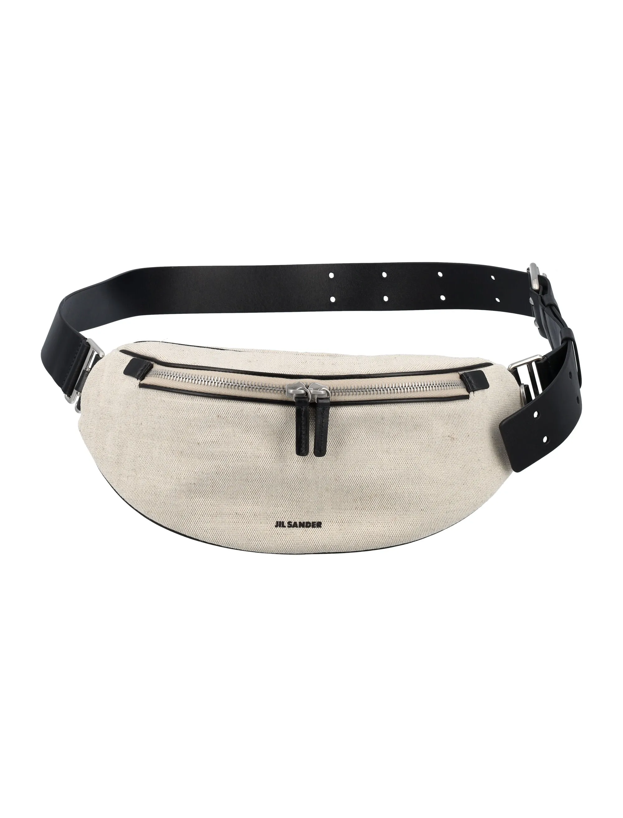 Jil Sander Logo Detailed Zip-Up Belt Bag