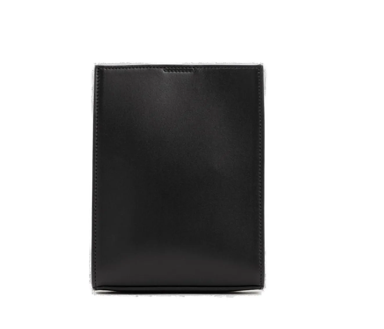 Jil Sander Logo Embossed Crossbody Bag