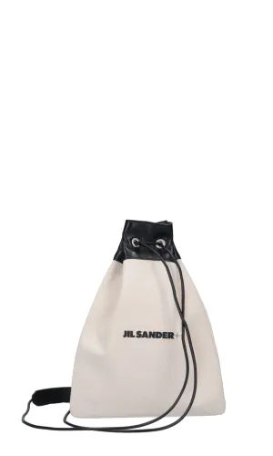 Jil Sander Logo Print Crossbody Bag