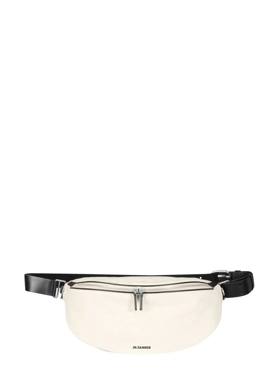 Jil Sander Moon Logo Embossed Belt Bag