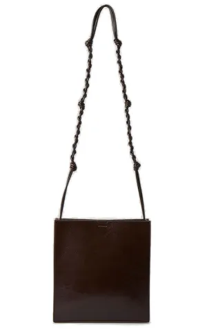 Jil Sander Tangle Logo Embossed Medium Crossbody Bag