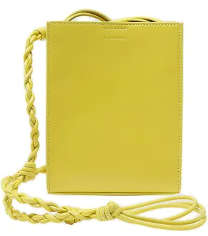 Jil Sander Tangle Logo Embossed Small Crossbody Bag