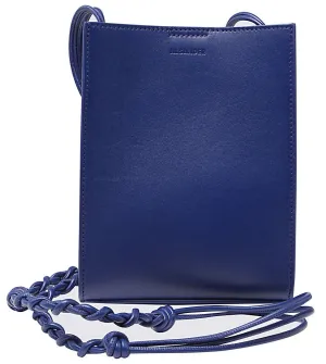 Jil Sander Tangle Logo Embossed Small Crossbody Bag