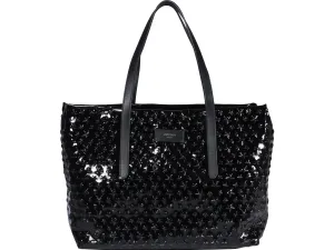 Jimmy Choo Logo Patch Star-Stud Tote Bag