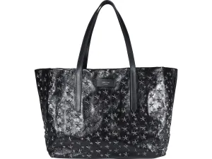 Jimmy Choo Logo Patch Star-Stud Tote Bag
