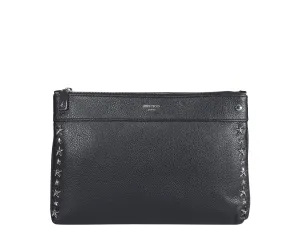 Jimmy Choo Star Embellished Zipped Clutch Bag
