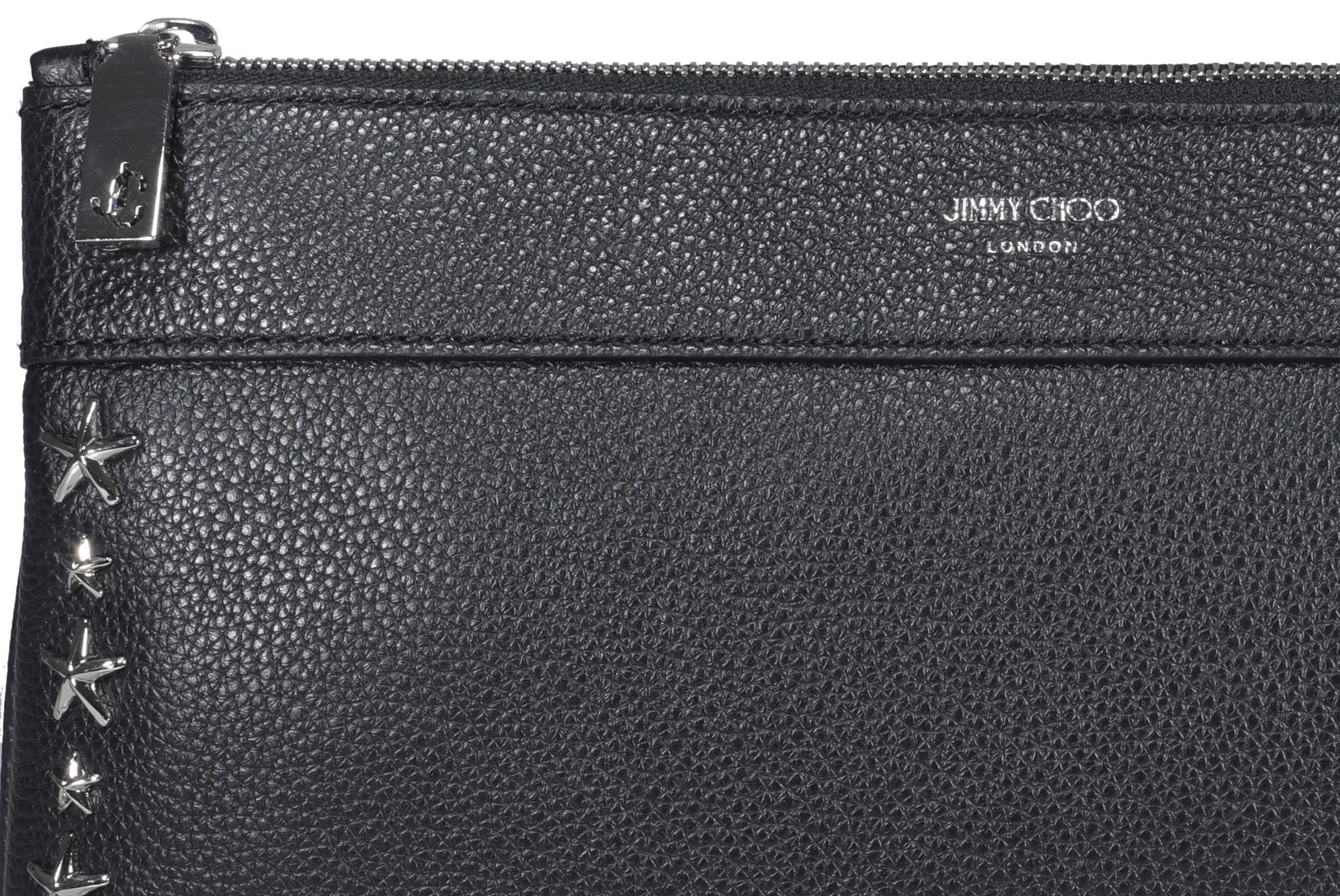 Jimmy Choo Star Embellished Zipped Clutch Bag