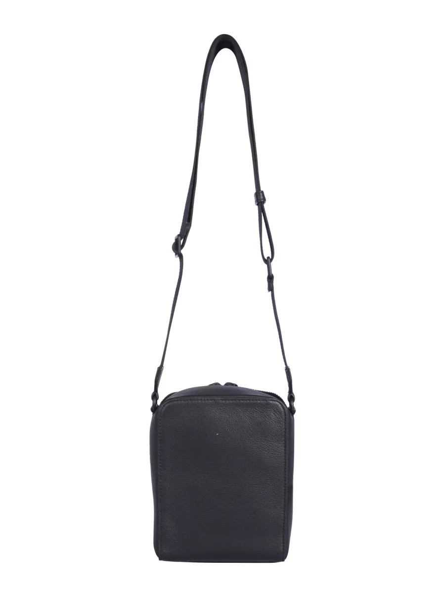 Kenzo Logo Embossed Zipped Shoulder Bag