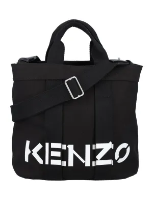 Kenzo Logo Printed Small Tote Bag