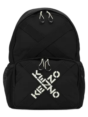 Kenzo Sport Logo Printed Backpack