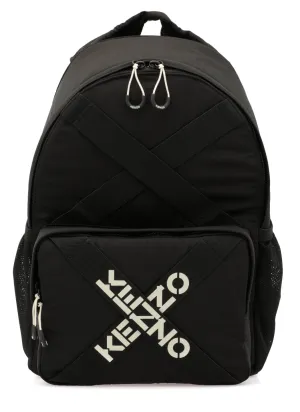 Kenzo Sport Logo Printed Backpack