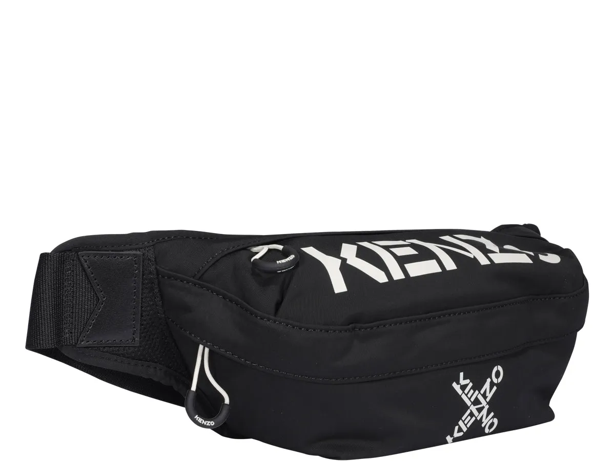 Kenzo Sport Logo Printed Belt Bag