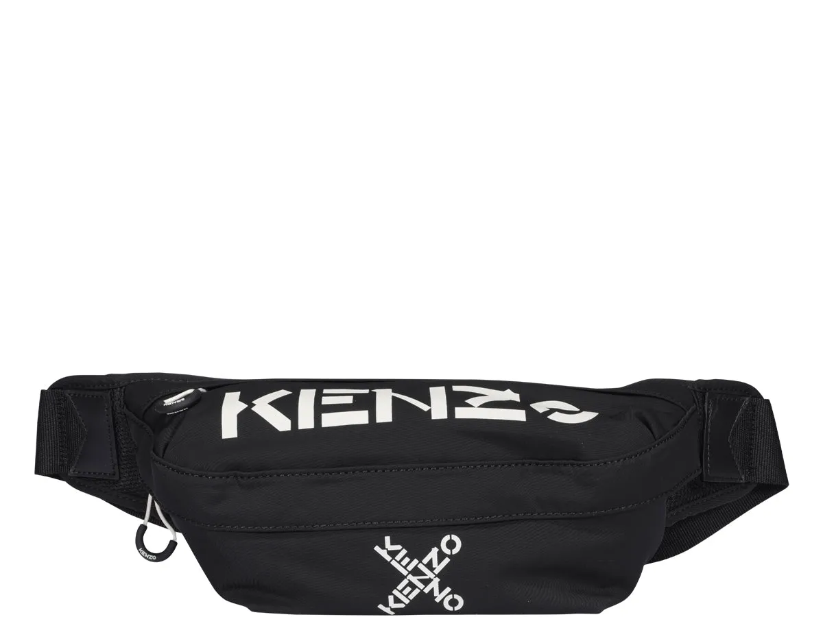 Kenzo Sport Logo Printed Belt Bag