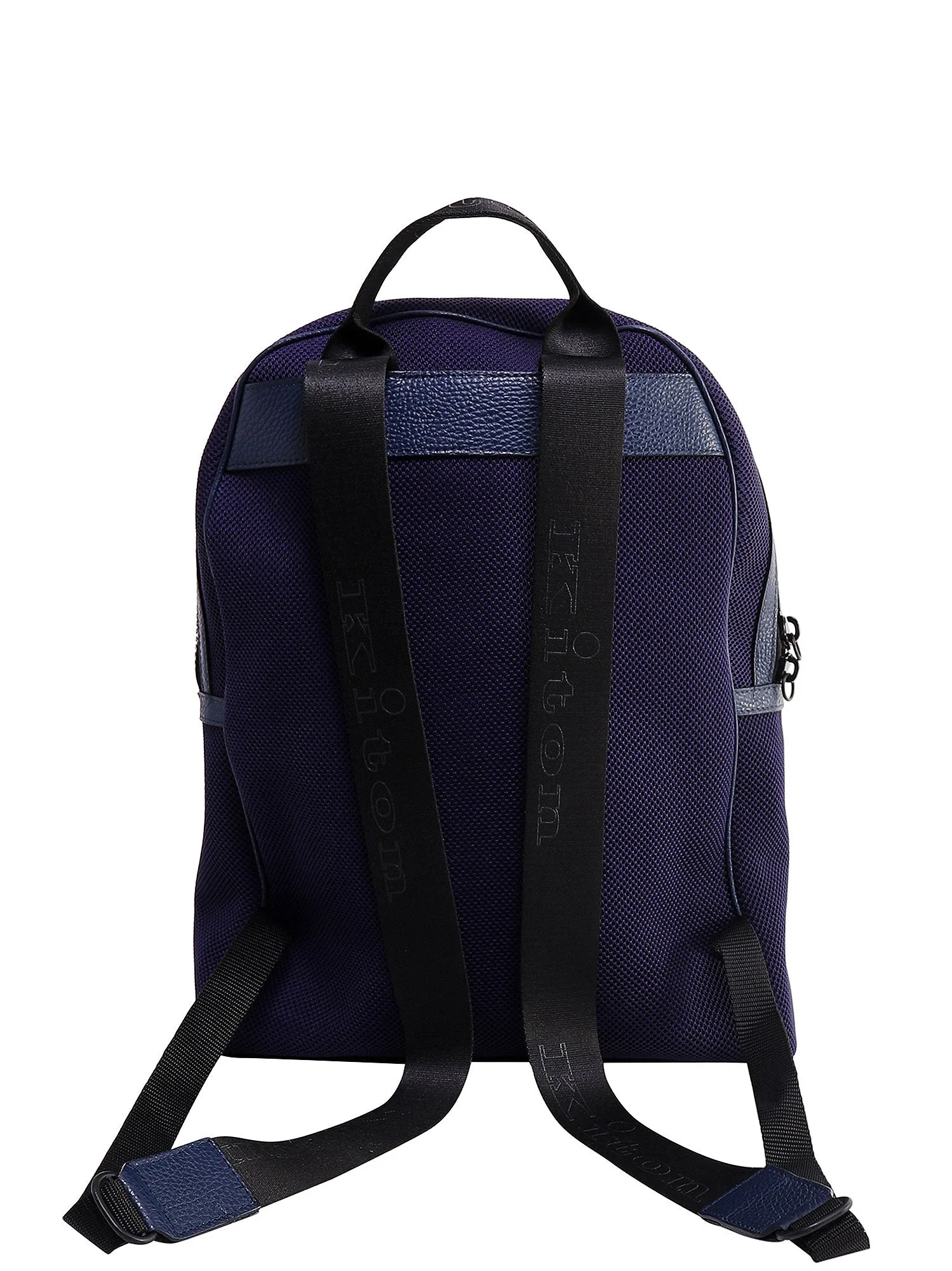 Kiton Logo Printed Zip-Around Backpack