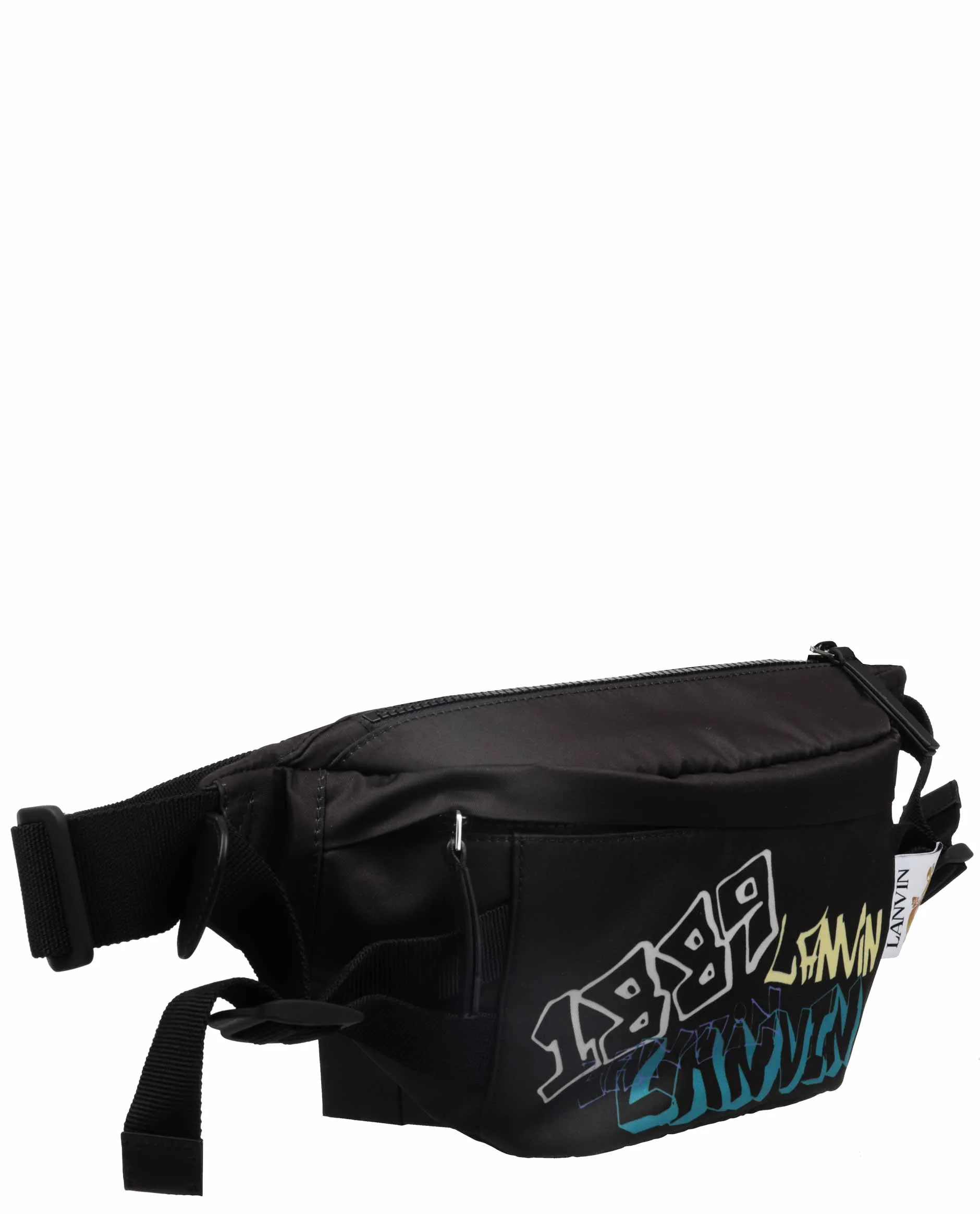 Lanvin Graffiti Printed Zipped Belt Bag