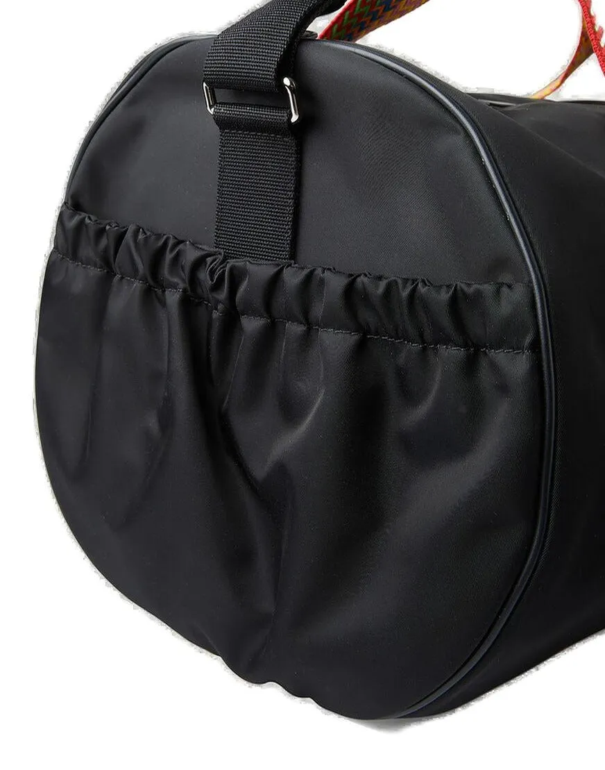 Lanvin Logo Embroidered Duffle Bag