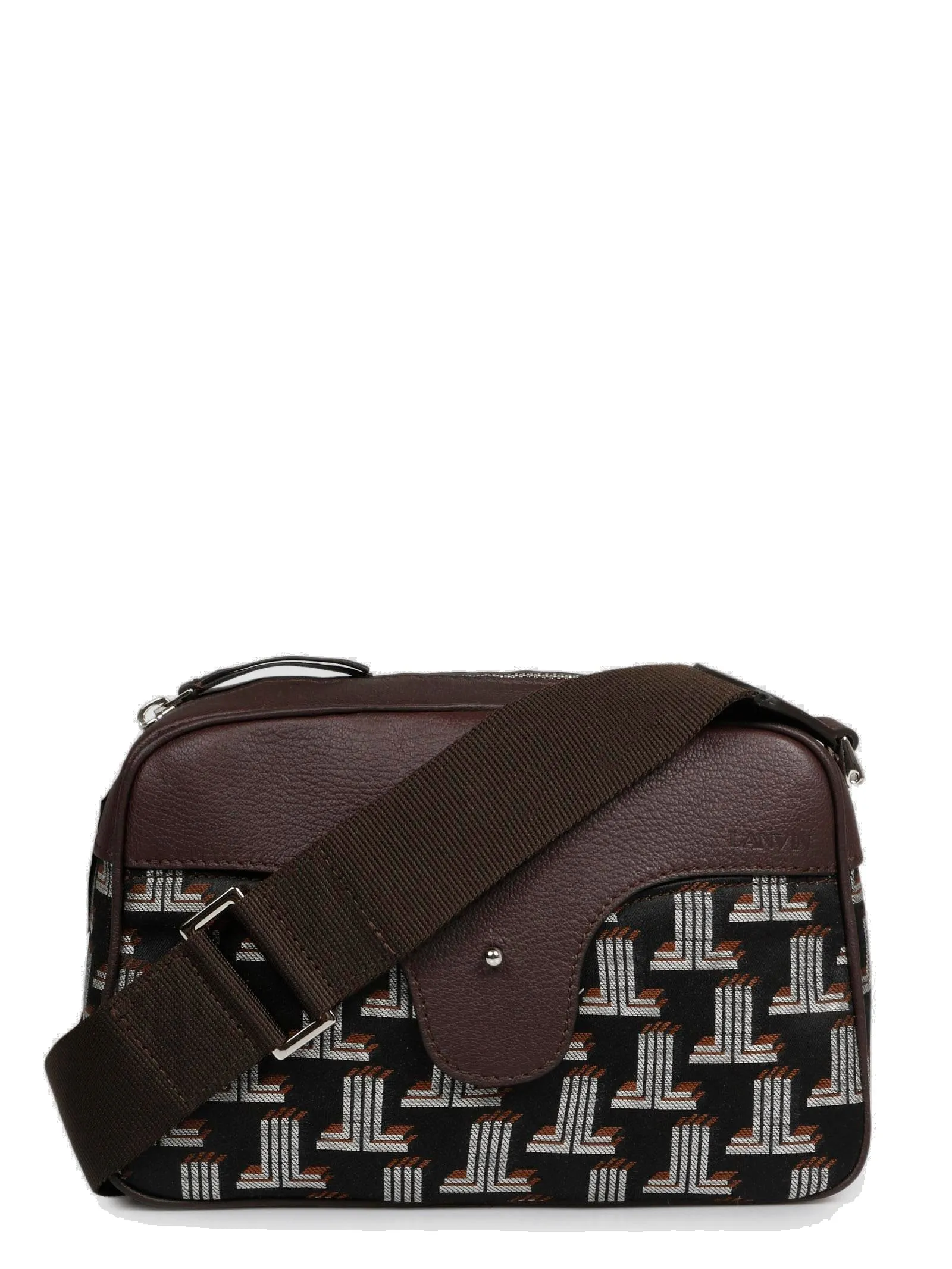 Lanvin Monogram Panelled Shoulder Bag
