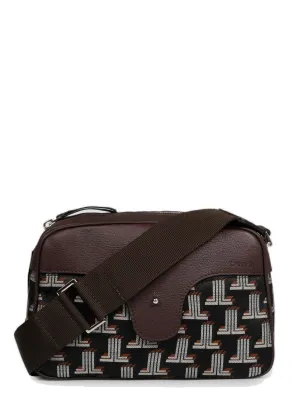 Lanvin Monogram Panelled Shoulder Bag