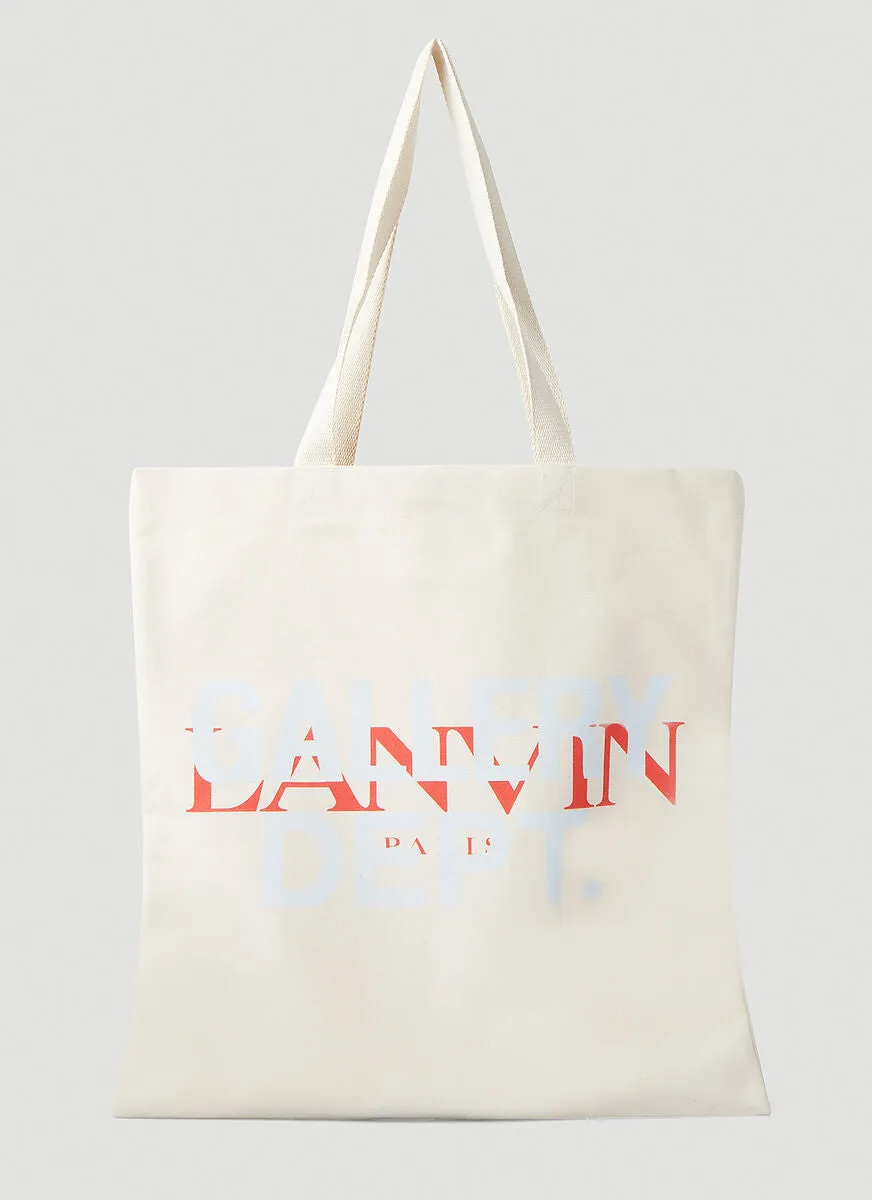Lanvin X Gallery Dept. Logo Printed Tote Bag