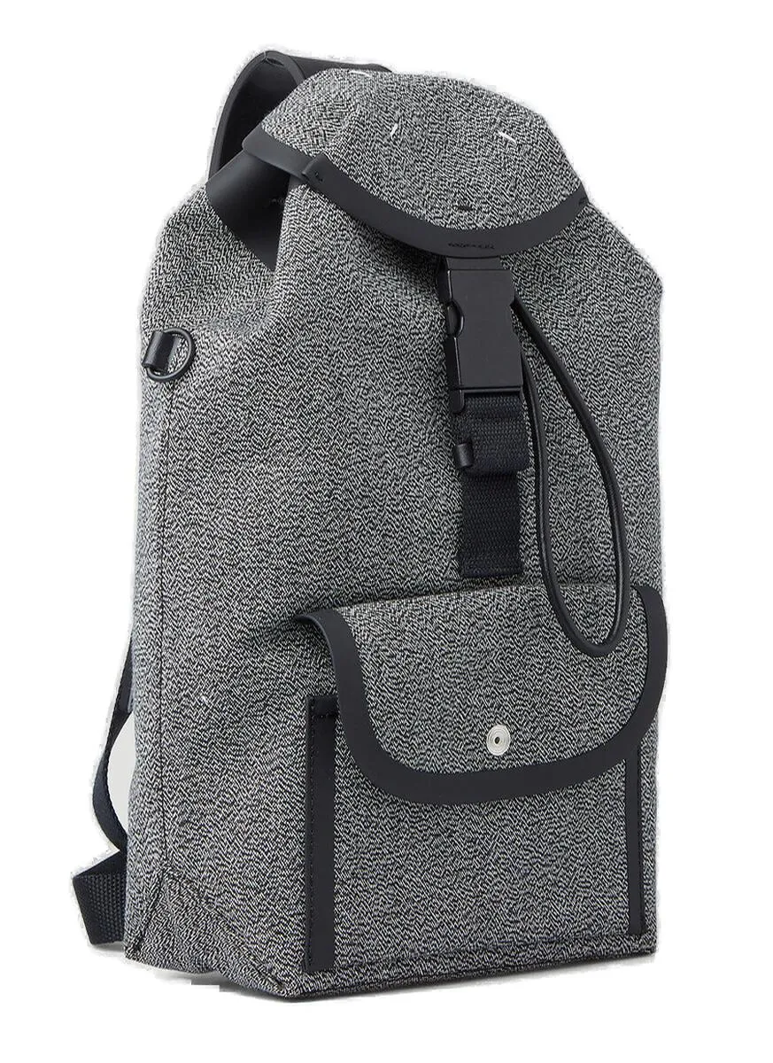 Maison Margiela Four Stitch Buckled Backpack