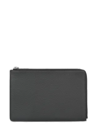 Maison Margiela Stitch-Detailed Zipped Clutch Bag