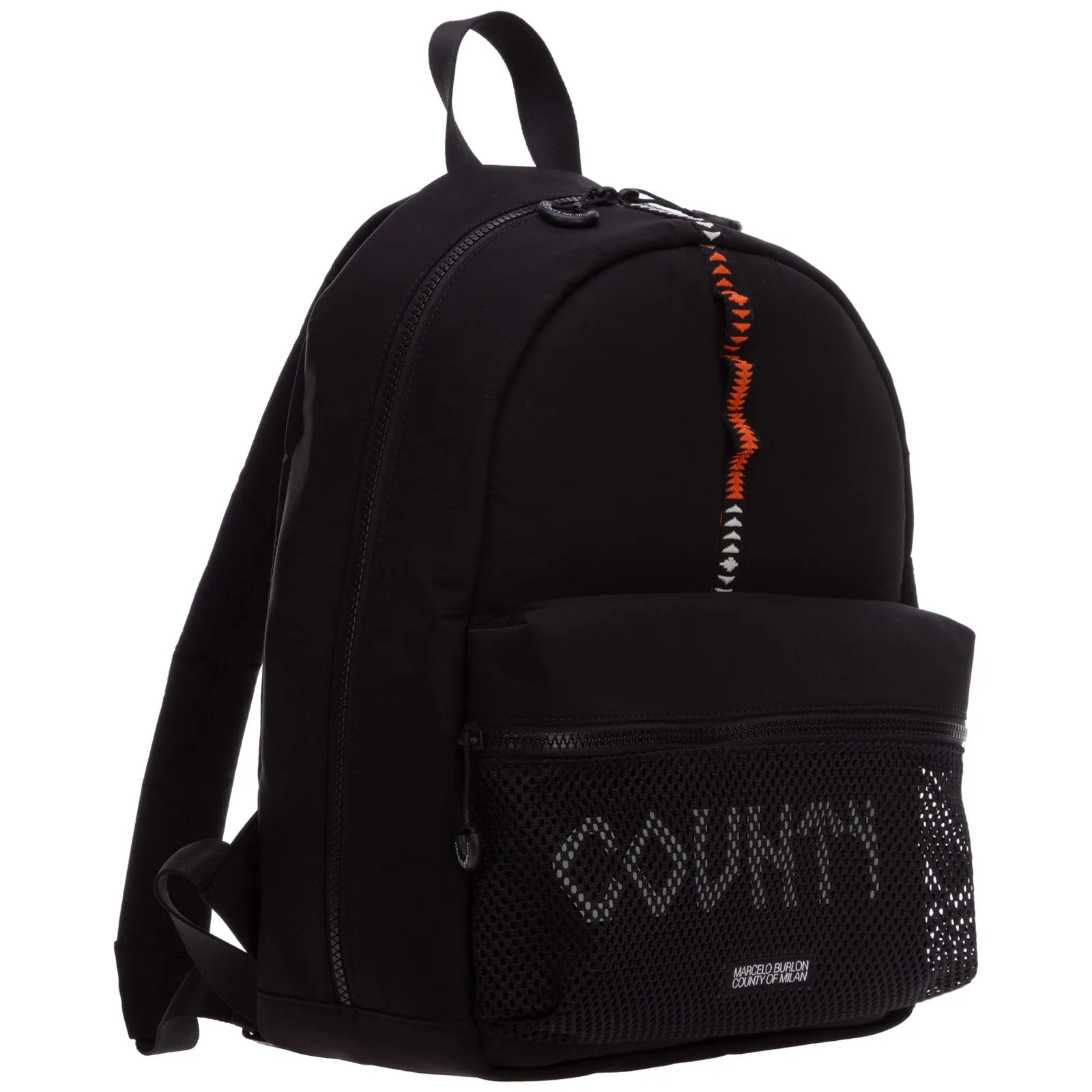 Marcelo Burlon County Of Milan Geometric Tape Backpack