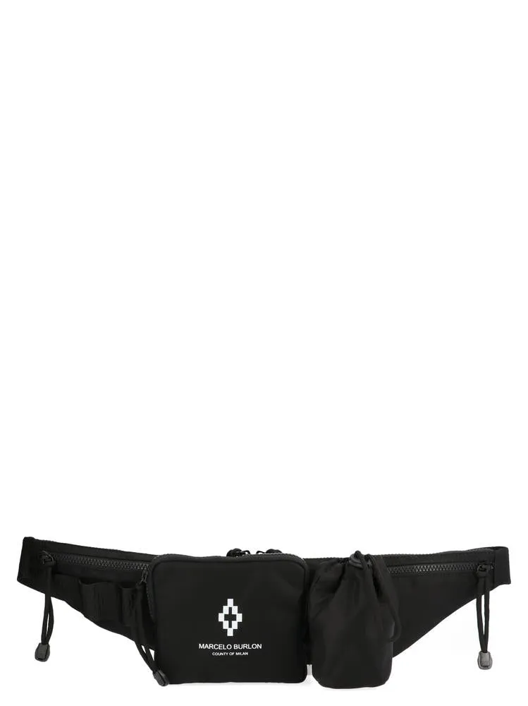 Marcelo Burlon County Of Milan Logo Printed Belt Bag