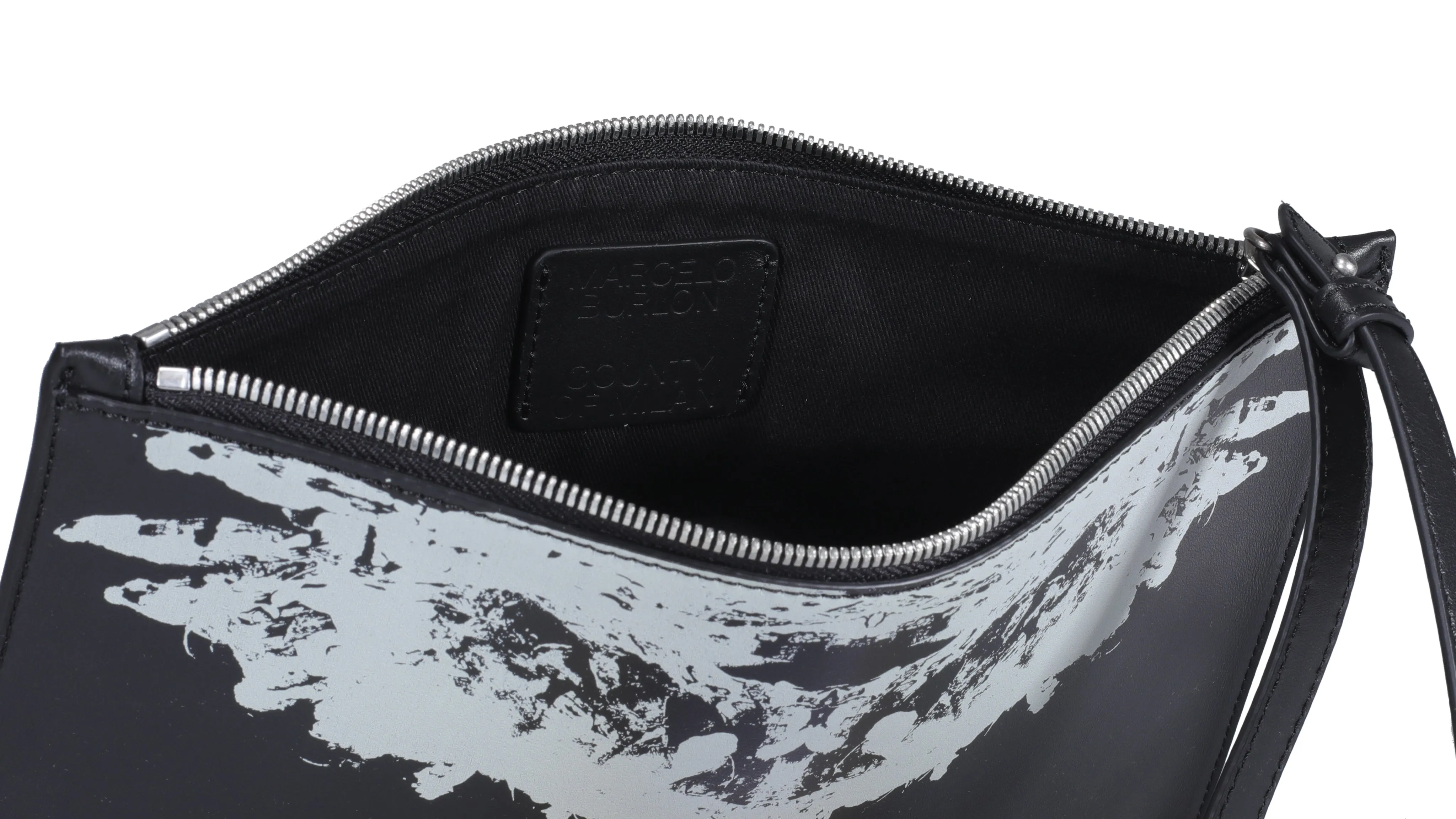 Marcelo Burlon County Of Milan Wings Print Clutch Bag