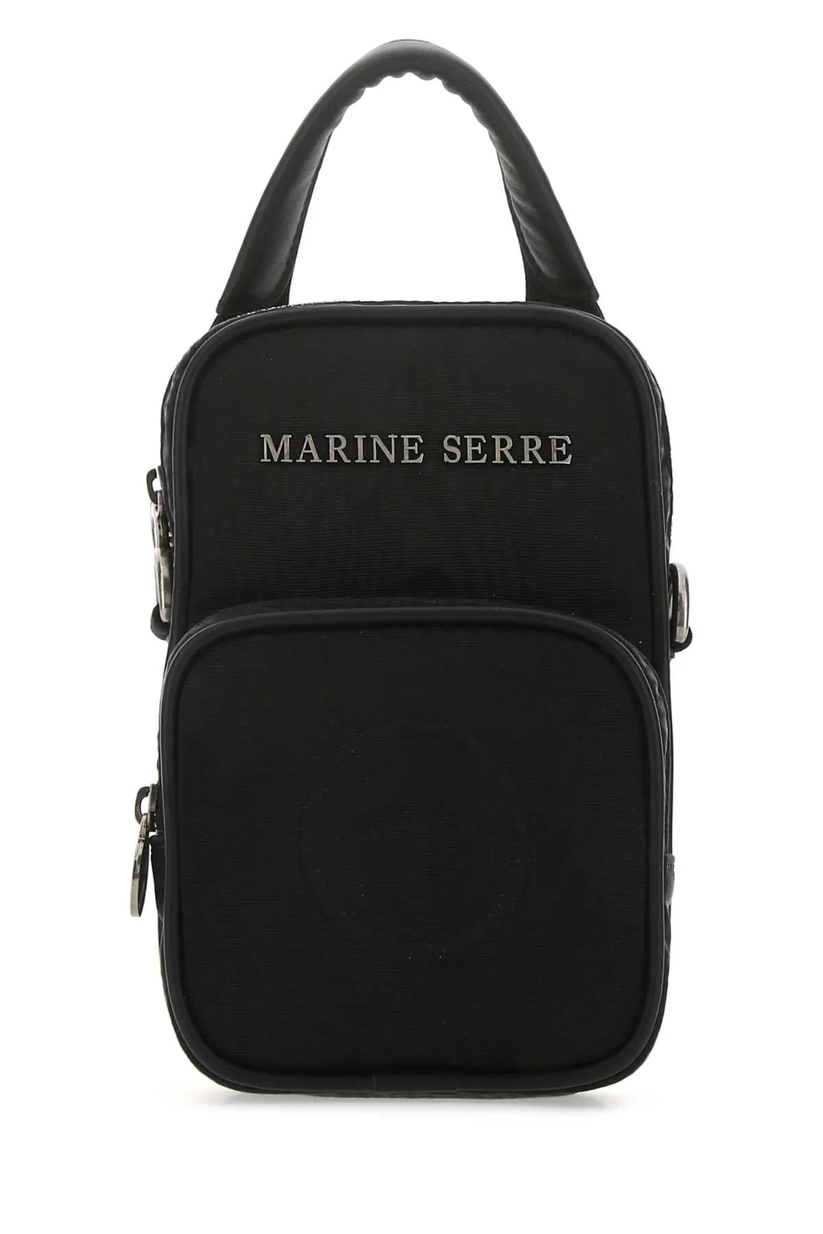 Marine Serre Lettering Logo Chain Crossbody Bag