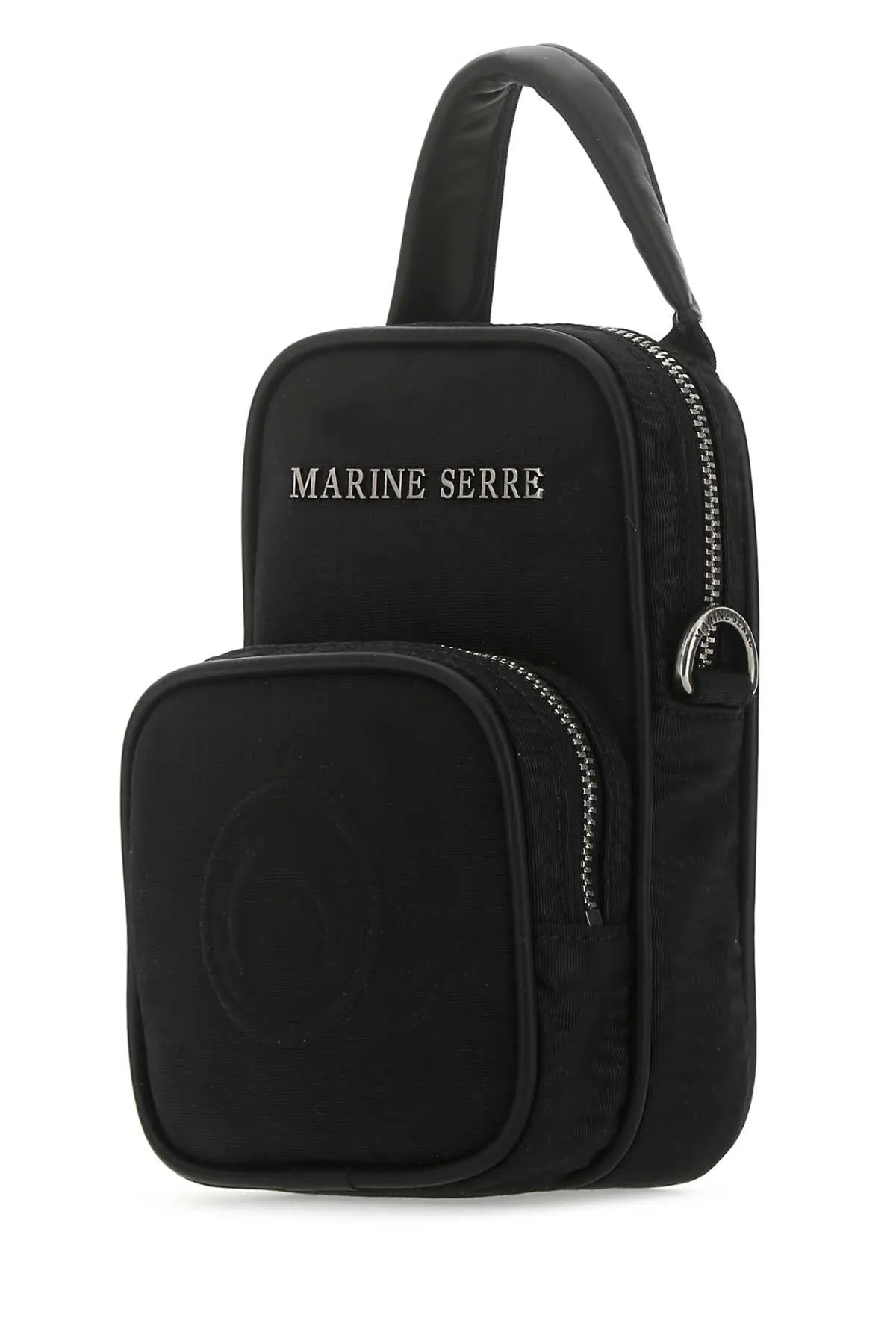 Marine Serre Lettering Logo Chain Crossbody Bag