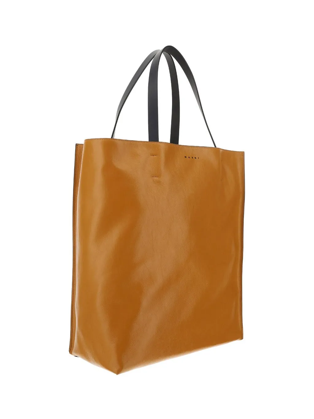 Marni Logo Printed Top Handle Tote Bag