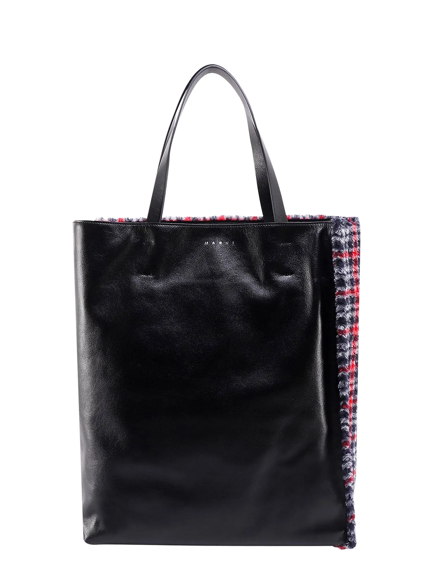 Marni Museo Soft Checked Large Shoulder Bag