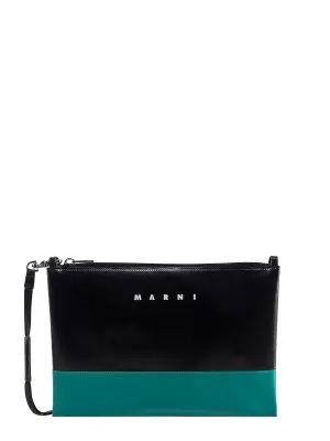 Marni Tribeca Logo Printed Clutch Bag
