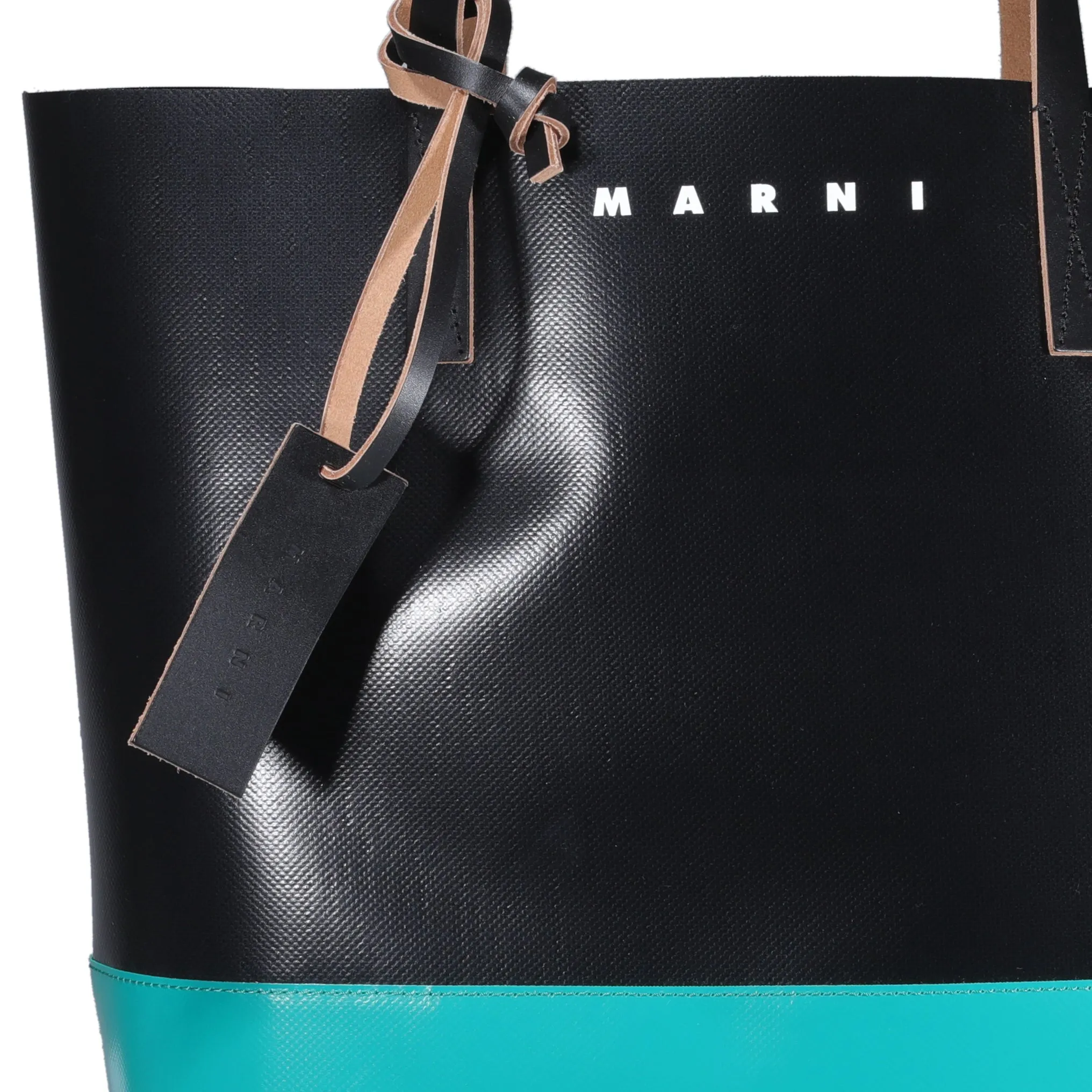 Marni Tribeca Two-Tone Top Handle Tote Bag