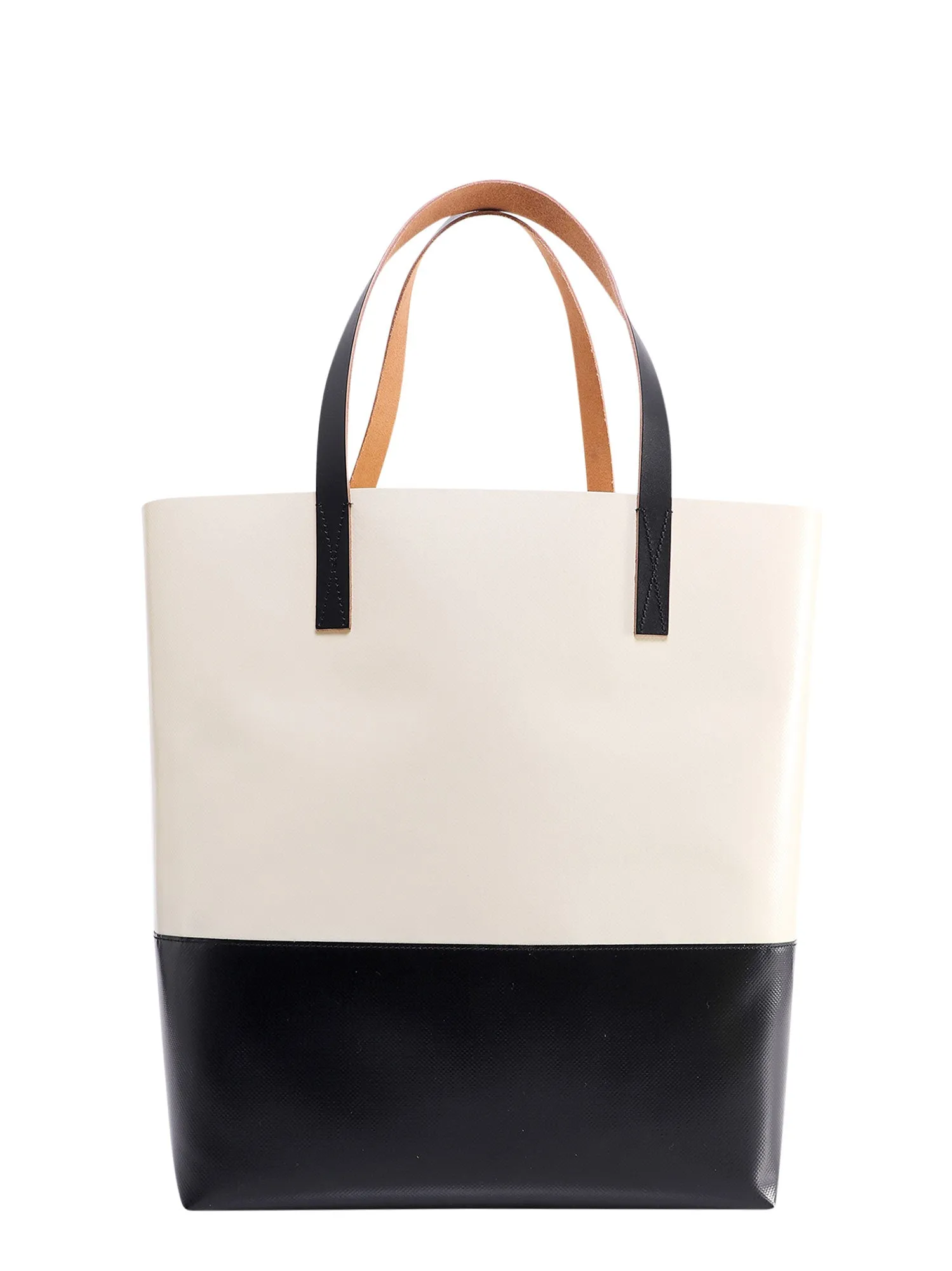 Marni Tribeca Two-Tone Top Handle Tote Bag