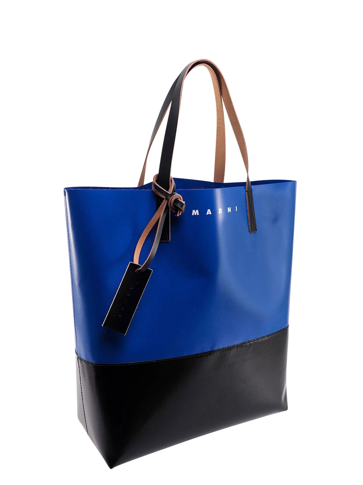 Marni Tribeca Two-Tone Top Handle Tote Bag
