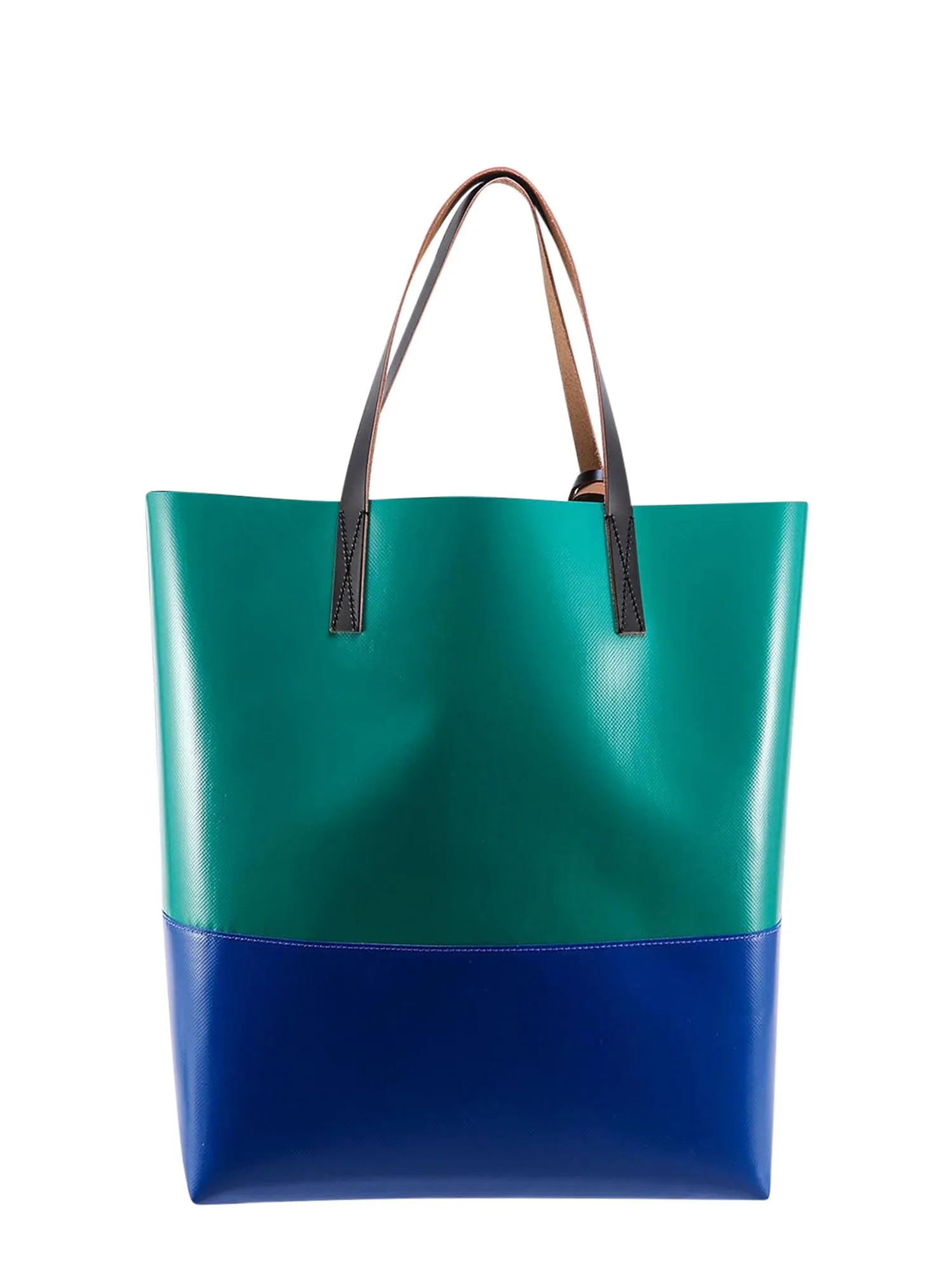 Marni Tribeca Two-Tone Top Handle Tote Bag