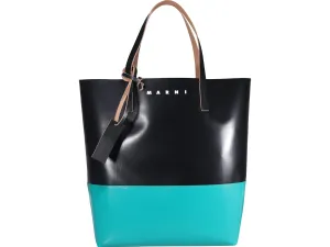Marni Tribeca Two-Tone Top Handle Tote Bag
